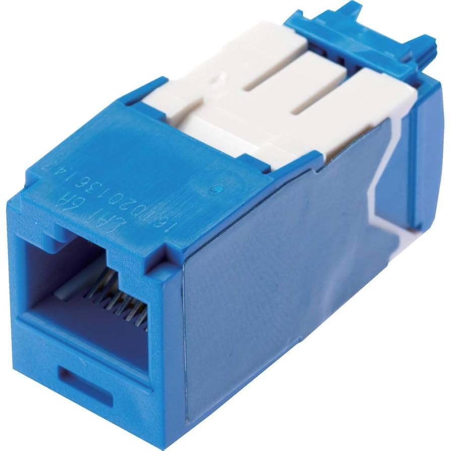 PANDUIT CJ6X88TGIW 50個入り Amazon.com: Panduit CJ6X88TGBU Category-6A 8-Wire TG-Style